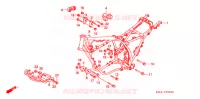 CADRE pour Honda XR 250 L de 1992