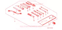 OUTIL pour Honda XR 250 L de 1992