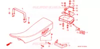 SELLE pour Honda XR 250 L de 1992