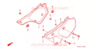 COUVERCLES LATERAUX pour Honda XR 250 L de 1993