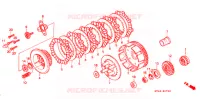 EMBRAYAGE pour Honda XR 250 L de 1993