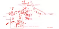 GUIDON   TE DE FOURCHE pour Honda XR 250 L de 1993