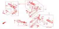 REPOSE PIED pour Honda XR 250 L de 1993