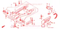 BRAS ARRIERE pour Honda XR 250 L de 1994