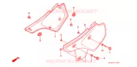 COUVERCLES LATERAUX pour Honda XR 250 L de 1994
