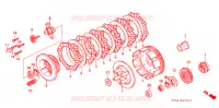 EMBRAYAGE pour Honda XR 250 L de 1994