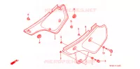 COUVERCLES LATERAUX pour Honda XR 250 L de 1994