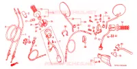 COMMODOS   POIGNEES pour Honda XR 250 L de 1995
