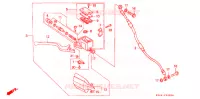 MAITRE CYLINDRE DE FREIN AVANT pour Honda XR 250 L de 1995