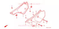 COUVERCLES LATERAUX pour Honda XR 250 L de 1995
