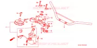 GUIDON   TE DE FOURCHE pour Honda XR 250 L de 1995