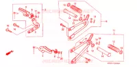 REPOSE PIED pour Honda XR 250 L de 1995
