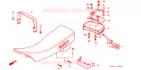 SELLE pour Honda XR 250 L de 1995