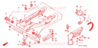 BRAS ARRIERE pour Honda XR 250 L de 1996