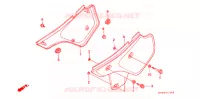 COUVERCLES LATERAUX pour Honda XR 250 L de 1996