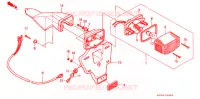 FEU ARRIERE pour Honda XR 250 L de 1996