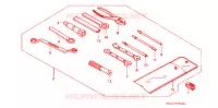 OUTIL pour Honda XR 250 L de 1996