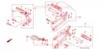 REPOSE PIED pour Honda XR 250 L de 1996