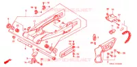 BRAS ARRIERE pour Honda XR 250 L de 1996