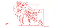 ETRIER DE FREIN AVANT pour Honda XR 250 L de 1996
