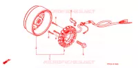 ALTERNATEUR pour Honda XR 250 L de 1996