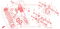 AMORTISSEUR ARRIERE pour Honda XR 250 L de 1996