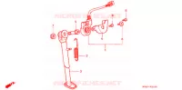 BEQUILLE pour Honda XR 250 L de 1996