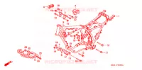 CADRE pour Honda XR 250 L de 1996
