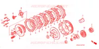 EMBRAYAGE pour Honda XR 250 L de 1996