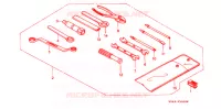 OUTIL pour Honda XR 250 L de 1996