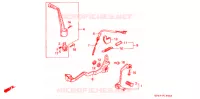 PEDALE   KICK pour Honda XR 250 L de 1996