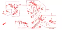 REPOSE PIED pour Honda XR 250 L de 1996