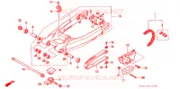 BRAS OSCILLANT pour Honda XR 250 R de 2002