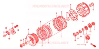 EMBRAYAGE pour Honda XR 250 R de 2002