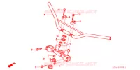 GUIDON pour Honda XR 250 R de 2002