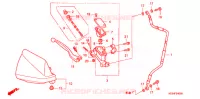 MAITRE CYLINDRE DE FREIN AVANT pour Honda XR 250 R de 2002