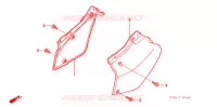 COUVERCLES LATERAUX pour Honda XR 250 R de 2003