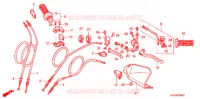 LEVIER DE GUIDON   CABLE pour Honda XR 250 R de 2003