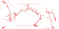 PEDALE pour Honda XR 250 R de 2003
