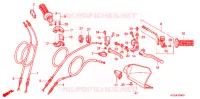 LEVIER DE GUIDON   CABLE pour Honda XR 250 R de 2003