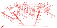 ARBRE A CAMES pour Honda XR 250 R de 2004