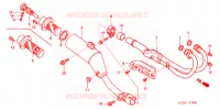 SILENCIEUX D'ECHAPPEMENT pour Honda XR 250 R de 2004