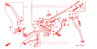 PEDALE pour Honda XR 250 R de 1987