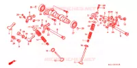 ARBRE A CAMES pour Honda XR 250 R de 1990