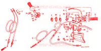COMMODOS   POIGNEES pour Honda XR 250 R de 1990