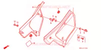 COUVERCLES LATERAUX pour Honda XR 250 R de 1990