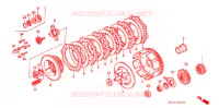 EMBRAYAGE pour Honda XR 250 R de 1990