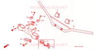 GUIDON pour Honda XR 250 R de 1990