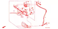MAITRE CYLINDRE DE FREIN AVANT pour Honda XR 250 R de 1990