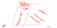 OUTILS pour Honda XR 250 R de 1990